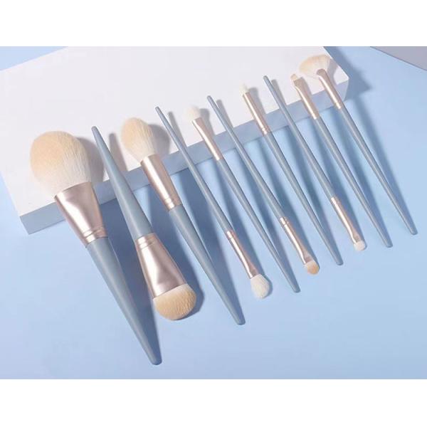 Набор щетки макияжа ПК сини 15 синтетических волокон ODM OEM