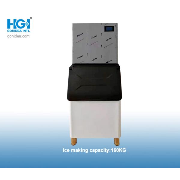 охлаженный воздух 160kg/24h создателя льда 110V 220V Freestanding коммерчески автоматический