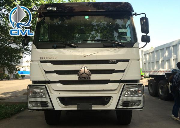 6x4 Full Fender EURO III in White Yellow and Red HOWO Heavy Duty Dump Truck Tipper Truck