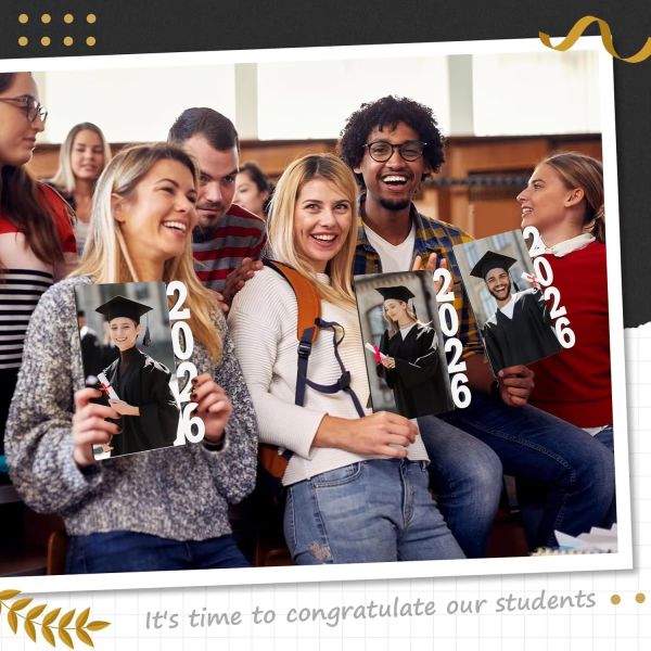 Custom 2026 Photo Frame Sublimation MDF Photo Frame Personalized Graduation Picture Frames
