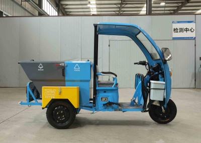 Four Category Stainless Steel Garbage 3 Wheel Electric Truck 800W
