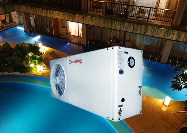 50 medidores cúbicos do calefator doméstico da piscina da bomba de calor da associação da mola quente de 7 quilowatts fabricante chinês