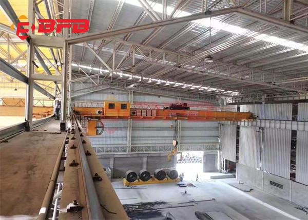 Сила батареи 25 тонн на автомобиле переноса катушки рельсов алюминиевом