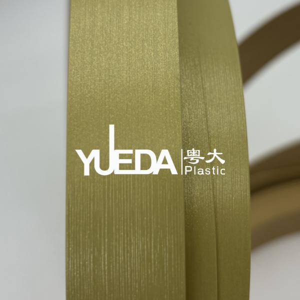 Elegant 2mm Pvc Edge Banding Combined With Unique Tassel Brushed Texture