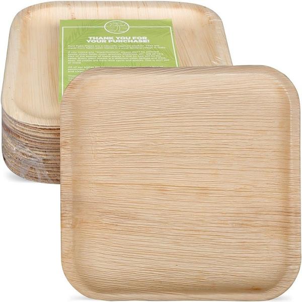 Square Biodegradable Disposable Tableware