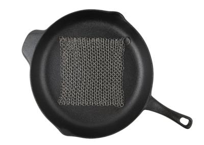 1.2MM Chainmail Scrubbers Cleaning Cast Iron Skillet Effortless
