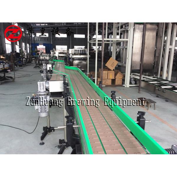 500B / H Beer Bottle Filling Machine , Double Vacuum Beer Bottle Filling Equipment