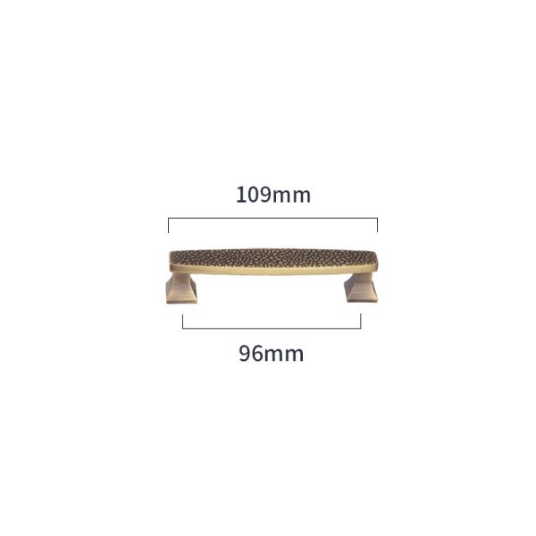 160mm 192mm Two Hole Brass Kitchen Door Handles Gold Brass Cabinet Handles