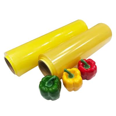 Food Grade Clear PVC Kitchen Cling Film Food Wrap Plastic For Hand Machine