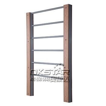 outdoor gym equipment WPC materials based street workout bars