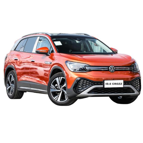 Grande carro elétrico usado da Volkswagen 160KM SUV EV de 7 lugares VW ID.6 Crozz