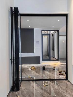 Thermal Break Aluminum Frame Sliding Door Dust Resistant With Tempered Glass