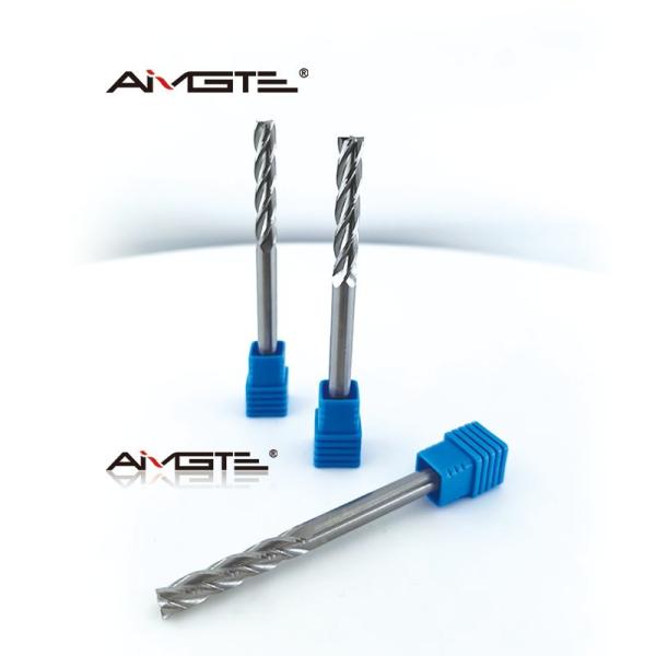 Fresa de extremo de carburo de 4 flautas y 150 mm de longitud total para metales blandos, aluminio fundido a presión, cobre y latón