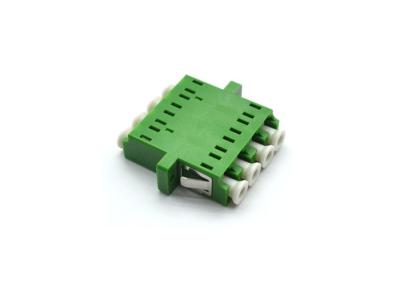 Conector da fibra do LC da rede das telecomunicações, adaptador do acoplamento de flange do único modo do quadrilátero
