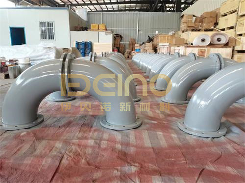 ISO Wear Resistant Ceramic Pipe Smooth Wear Resistant Elbow