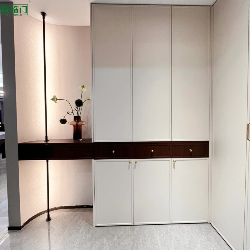 Aluminum Honeycomb Walk In Wardrobe Cabinet Formaldehyde Free Fireproof Mothproof