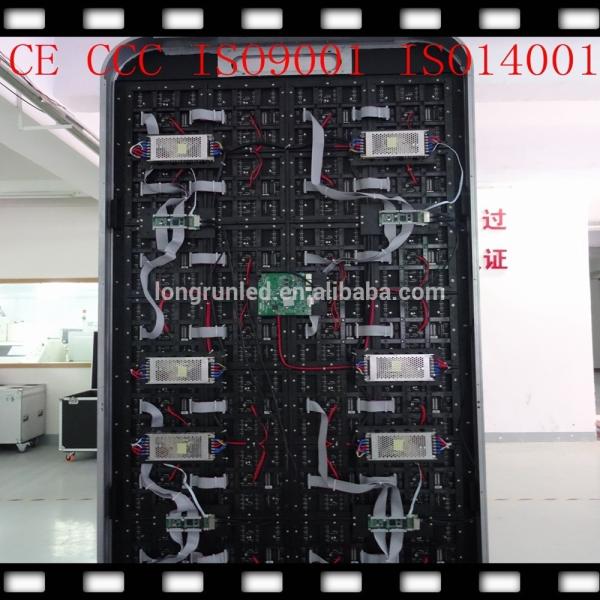 P2.5/P3/P4 Water Resistant LED Advertising Screen 2121SMD Black Pearl LED Type