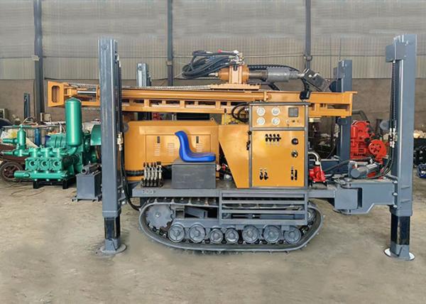 200 Meters Depth Efficient Pneumatic Borehole Machine With Moving Speed 2.5 Km/Hour