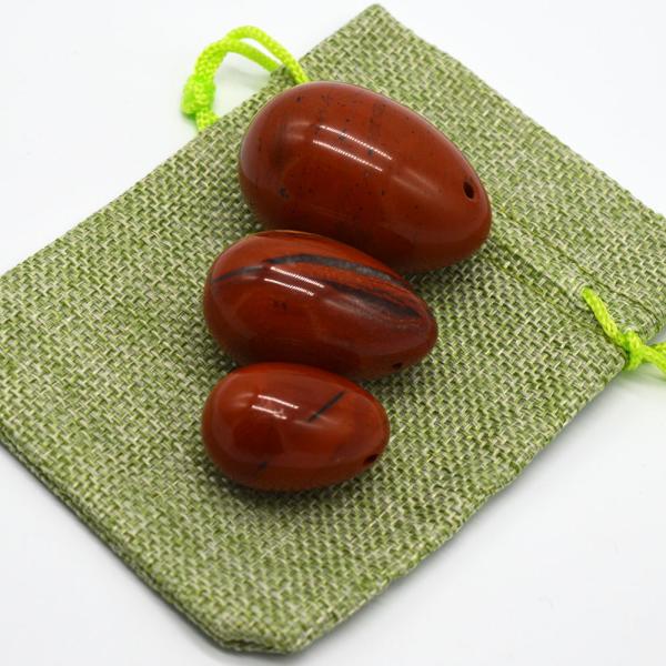 3-piece Polished Yoni Eggs Set Regional Feature for Pelvic Floor Muscle Strengthening