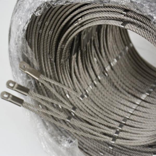 1mm Stainless Steel Cable Mesh  Hole Size 7 × 7 7 × 19 1 × 19cm Strong Flexible