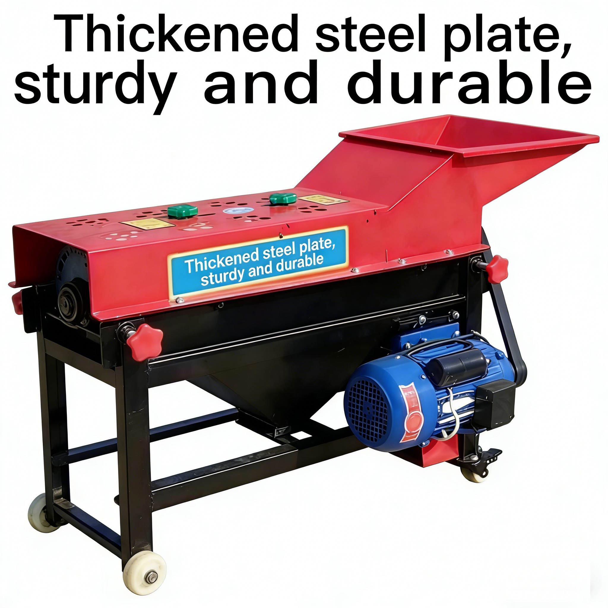 Industrial Cast Iron Corn Husking Machine Dust Free Automatic Maize Dehusker Machine
