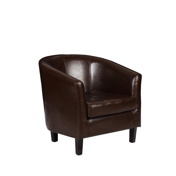 PU Leather China Arm Tub Chair