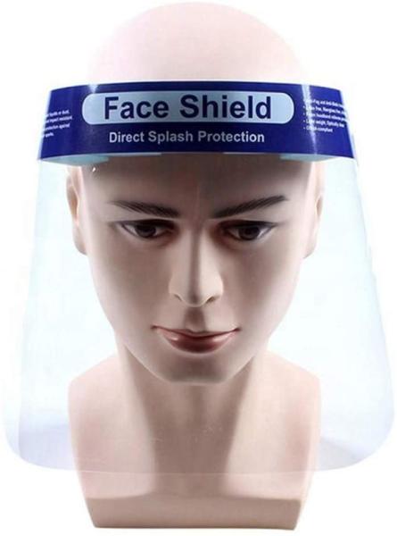 Spitting Prevent Medical Face Shield Vented Foam Design With Forehead Pad
