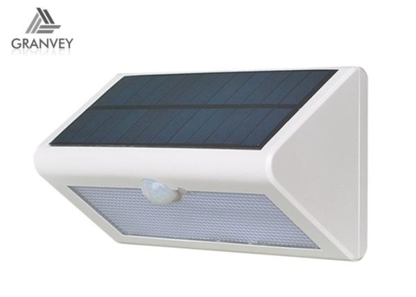 Integrated Solar Sensor Wall Light ,  Wall Mounted Solar LED Lights 4W Panel Battery