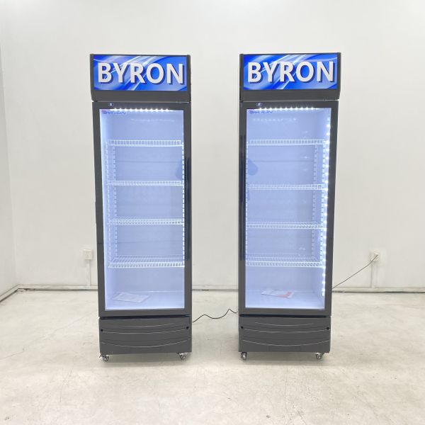Freestanding Commercial Glass Front Refrigerator See Through Refrigerator