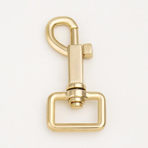 Customized 20mm Gold Metal Snap Hook for Bag Strap Clasp Bag Hardware 3/4 Swivel Hook