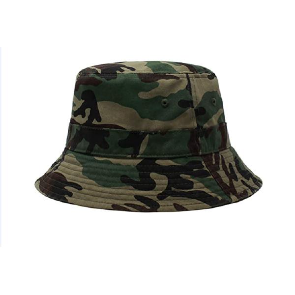 Camouflage Sunshine Fisherman Bucket Hat For Field Exploration