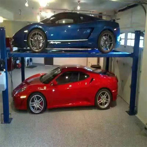 TP430 cilindro hidráulico 4 post elevador de estacionamiento 3000kg capacidad de elevación para el garaje