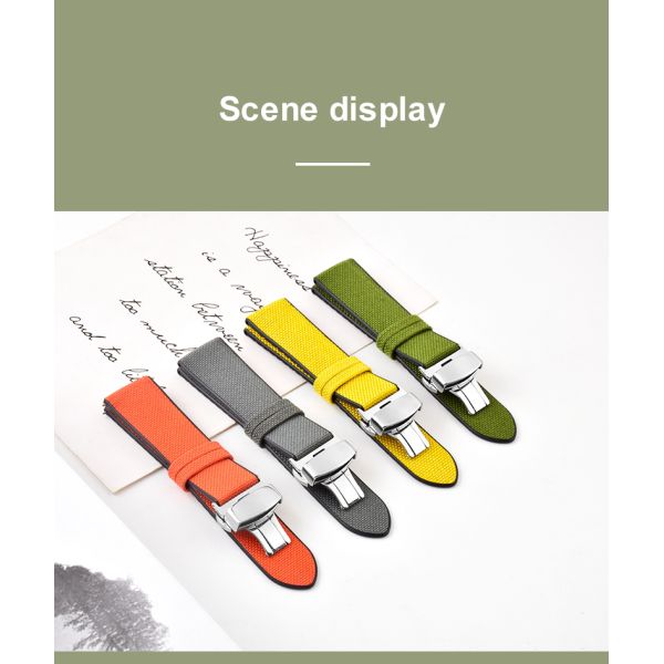 Soft TPU Nylon Sports Smartwatch Strap · Customizable Size And Logo