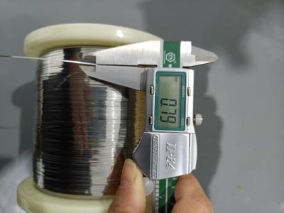 1/4H Hardness Pure Nickel Alloy Wire 462MPa Tensile Strength 35% Elongation