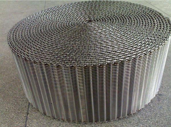 Self Tracking Stainless Steel Wire Belt Conveyor High Flexibility For Industries