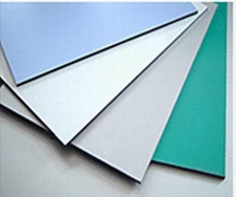 3003 Series Dupont Polymer Adhesive Silver Color 5mm Aluminum Exterior Commercial Building Wall Panels