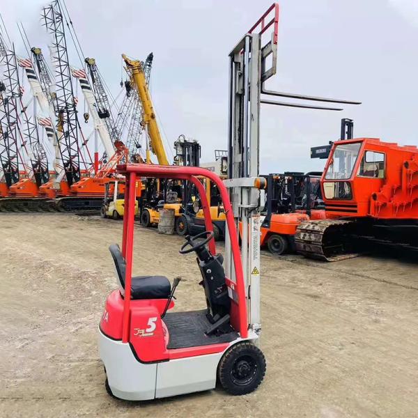Warehouse Material Handling 0.5ton Used Toyota Electric Forklift with Fork Width 150m