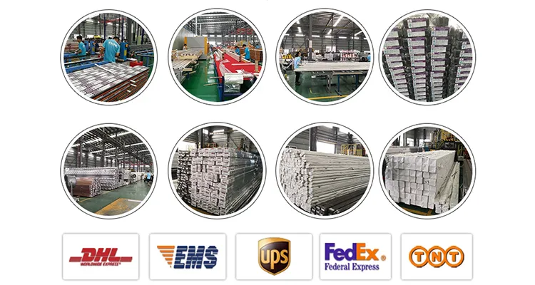 Profile de aluminio L 1515 1530 2020 2040 3030 3060 1050 1060 1100 Sección de aluminio