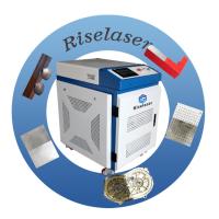 1000w 1500w Fiber Laser Rust Removal Cleaning Machine Large Format For Rust Paint Oil Dust