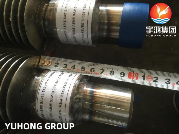 ​​HFW Finned Tube: ASTM A213 Base Tube + AISI 410(11Cr) HFW Fins for H₂S Flue Gas Preheater