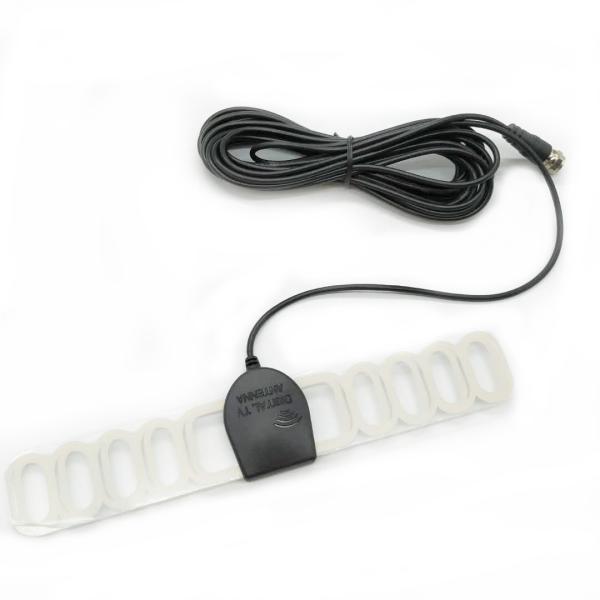 Black DVB-T DVB-T2 HD Indoor Television Aerials 30DBI High Gain Detachable Signal Amplifier