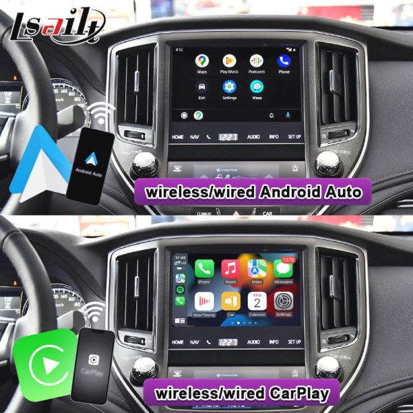 Apple CarPlay Interface for Crown S210 AWS210 GRS210 GWS214 GWS215 Majesta Athlete Royal Saloon Integrated Android Auto, Reverse Camera, AC Climate