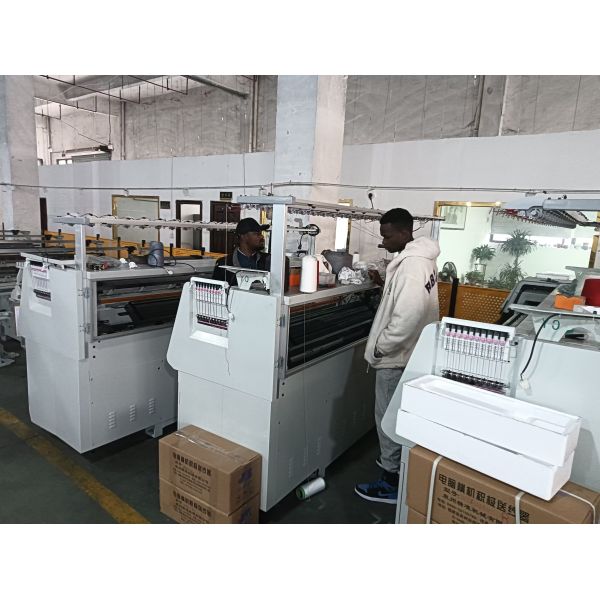 Fashion Flat Double System 52 Inch Computerized  Flat Knitting Machine
