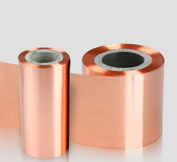 0.01mm Thickness Electrolytic Copper Foil Strip Custom Size Fast Shipping