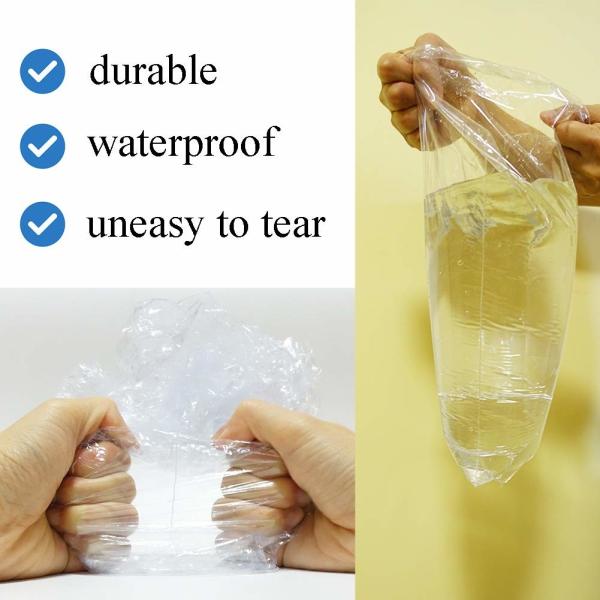 Shrink Wrap Bags, Heat Shrink Wrap PVC Material 100 Packs 8 X 10 Inches Bags for Bath Bombs, Soap Bars
