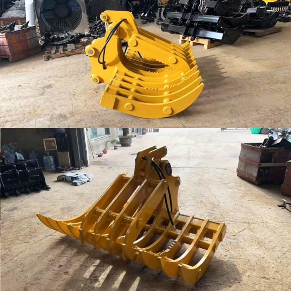 Máquina escavadora antiusura Double Rake Bucket, máquina escavadora Rake Bucket de Hitachi Ex60