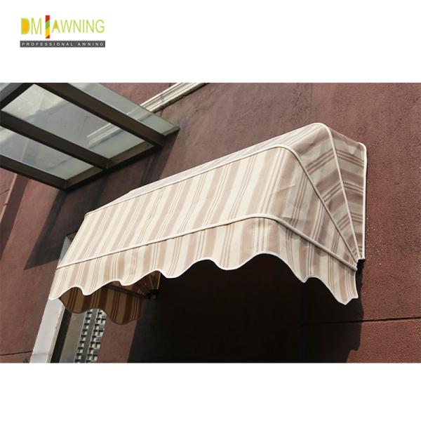 Anti UV Aluminum French Style Awnings Waterproof Folding Dutch Canopies