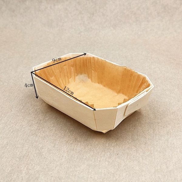 Loaf Tin Liner Rectanular Baking Paper Cups Greaseproof Disposable Muffin Liners