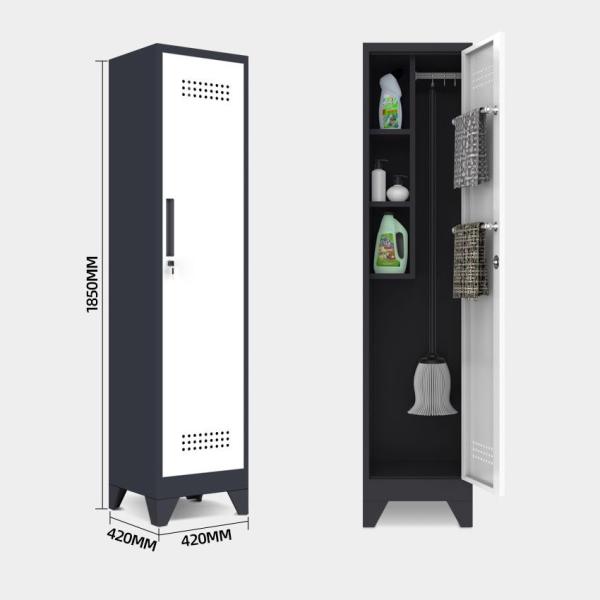 Powder Coating Cleaning Tools Storage Cabinet 1850mm Height