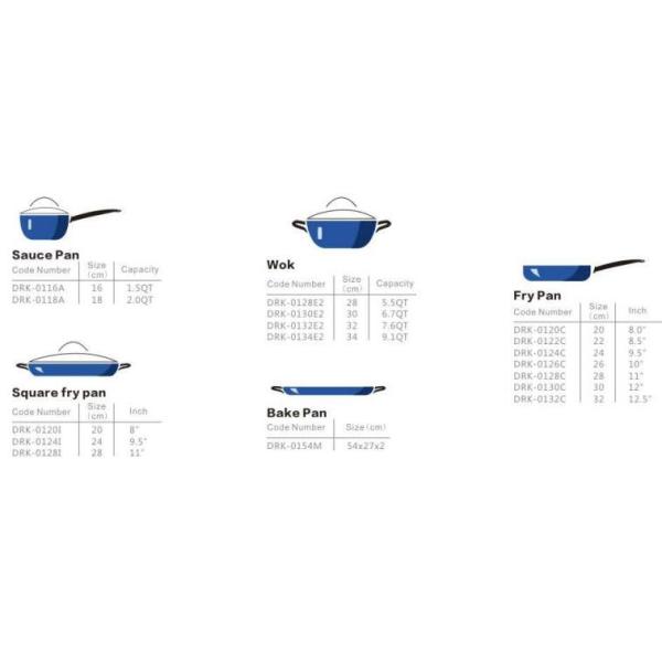 Eco-freindly Aluminum 7pcs Forged-die casting copper ceramic coating cookware set with firm stainless steel